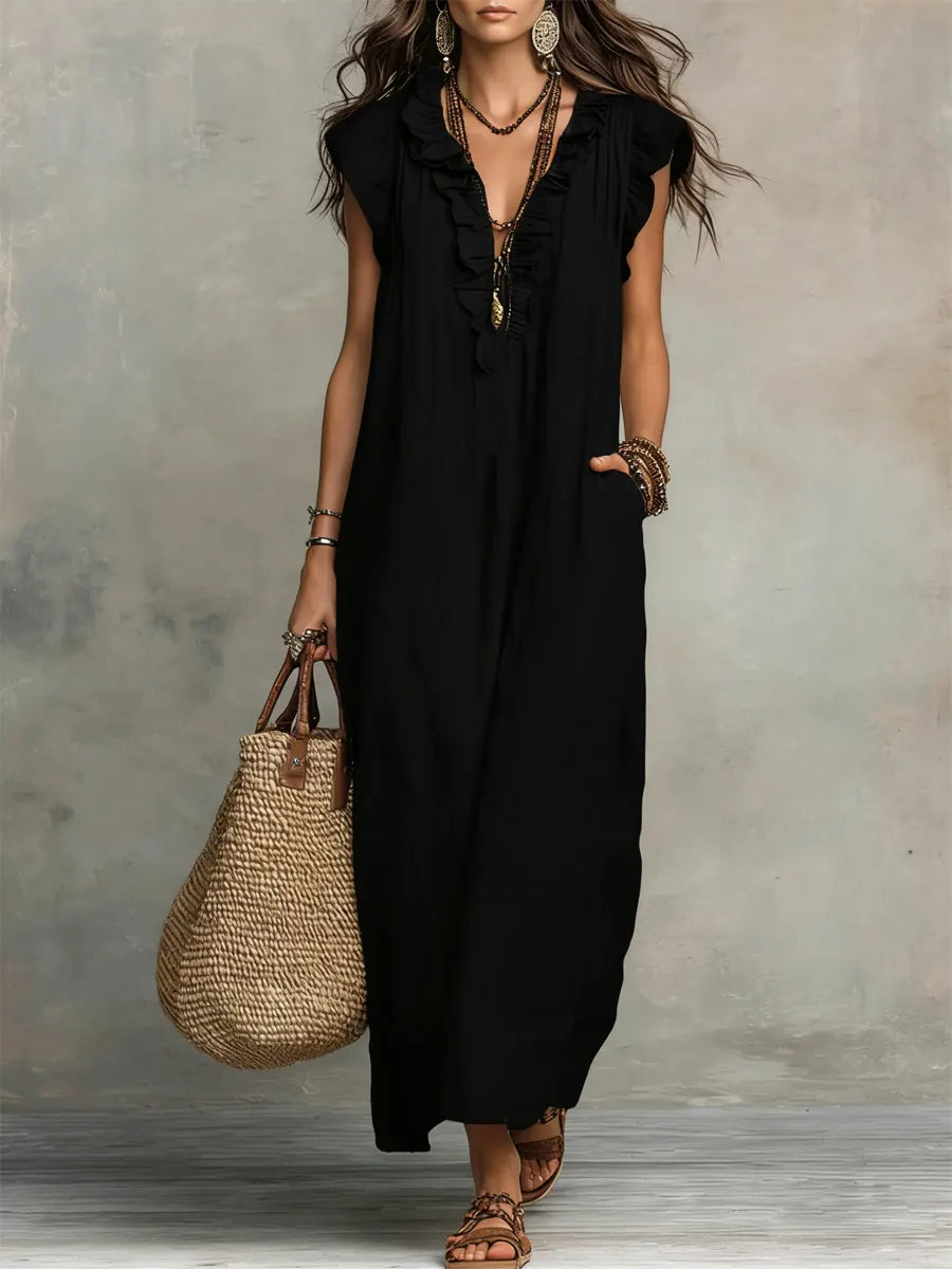 Camelia | Bohemian maxi dress