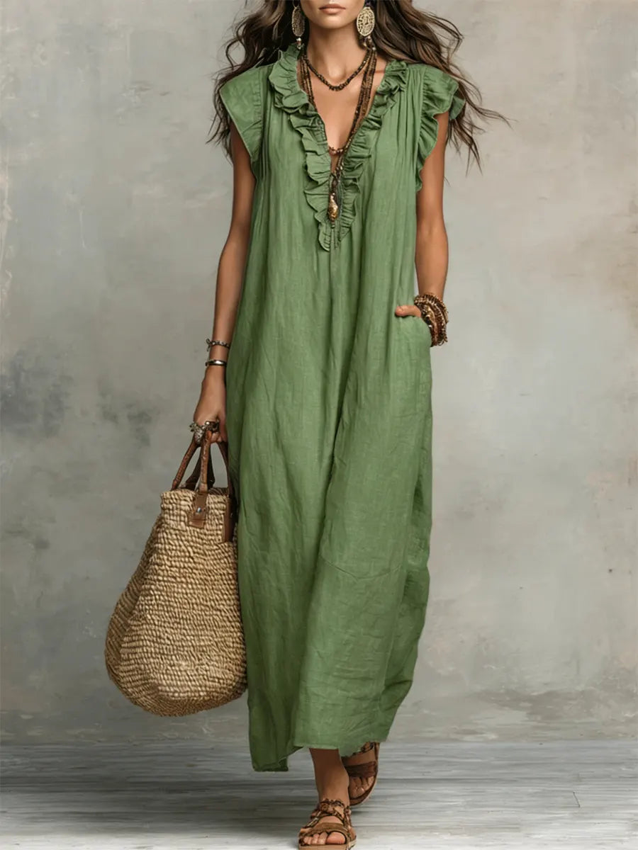 Camelia | Bohemian maxi dress