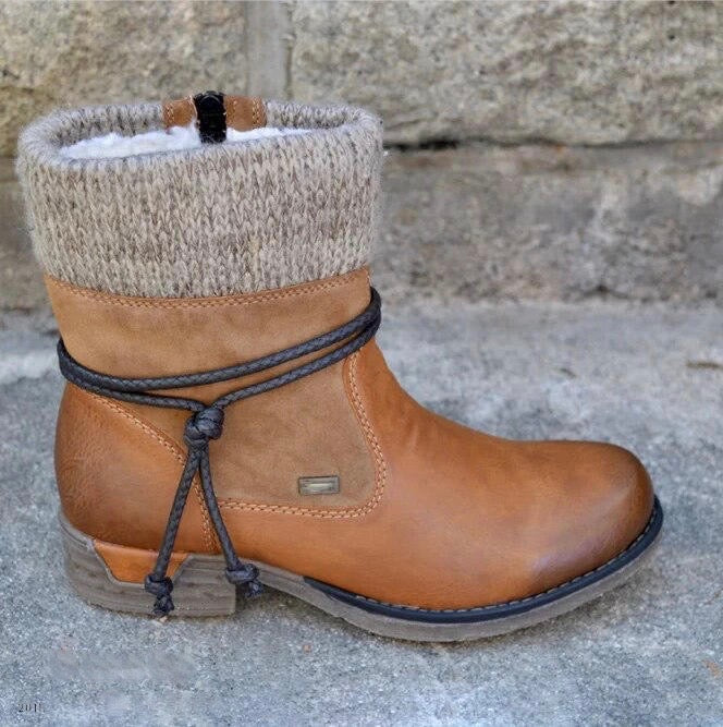 Léonie - Stylish Orthopaedic Boots in Vegan Leather