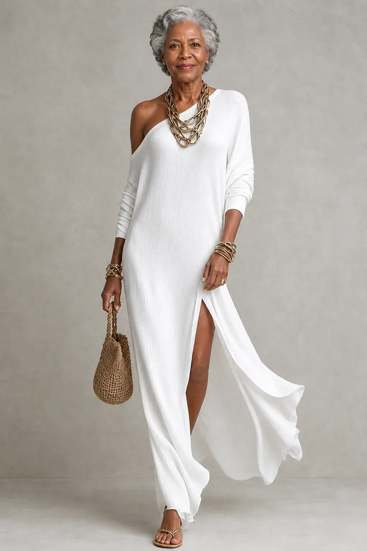 Serina | Fluid One-Shoulder Dress