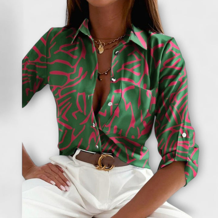 Velmira – Blouse with Classic Collar